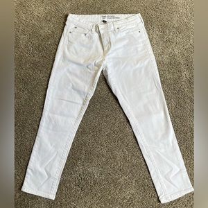 Women's- white Gap jeans, size 10r